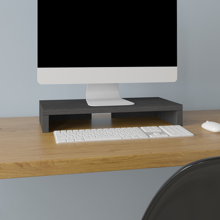 Way Basics Eco Computer Monitor Stand, Black WB-STAND-BK